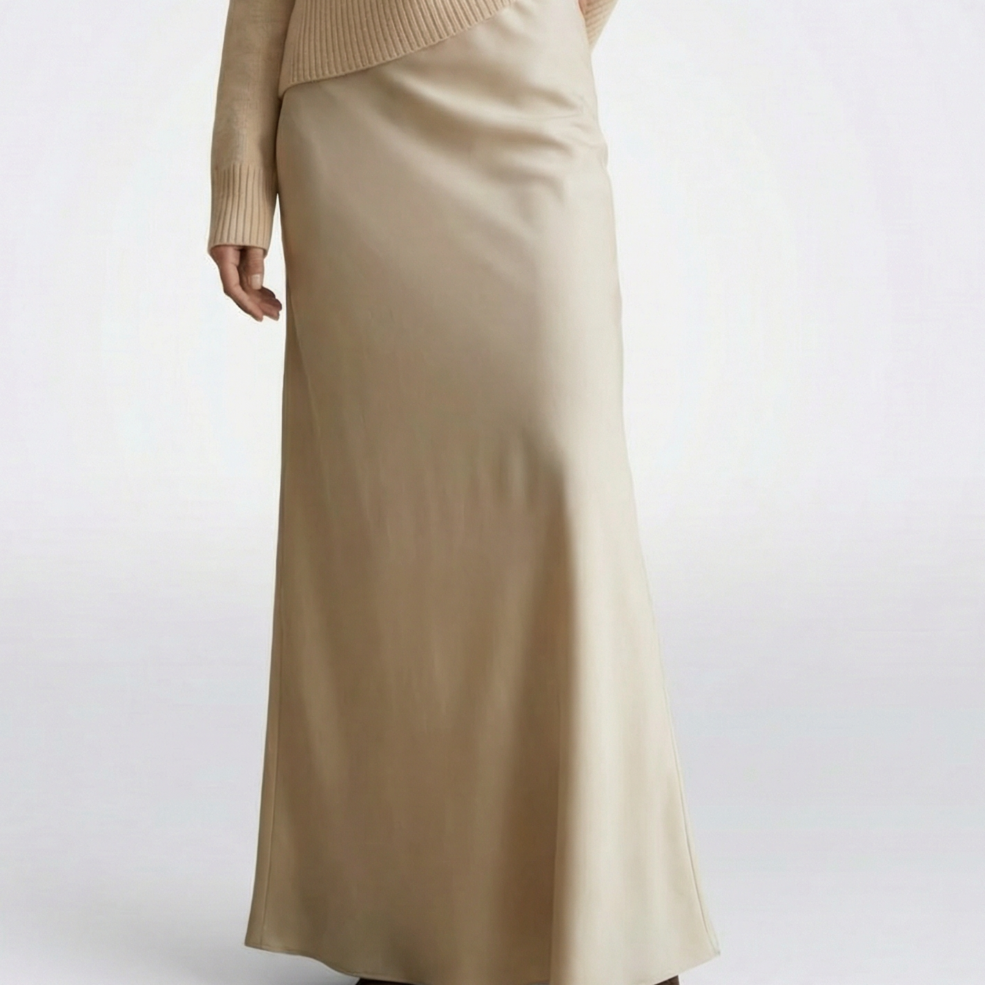 Jednoduchá elegantná maxi sukňa