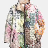 Barbora | Prešívaný kabát Patchwork Boémio Florence