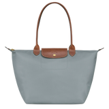Klasická taška - Veľká Le Pliage Tote, Oceľ