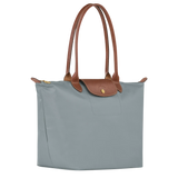 Klasická taška - Veľká Le Pliage Tote, Oceľ