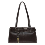 Elegantná hladká crossbody kabelka
