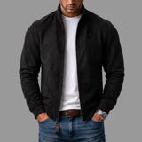 Jakub - Suede Bomber Jacket