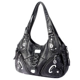 Klasická hladká crossbody kabelka