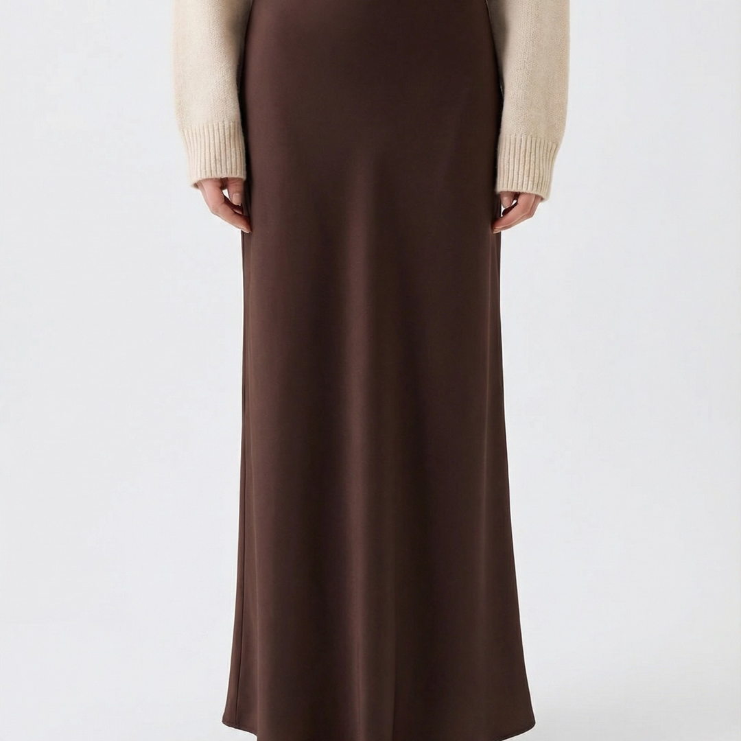Jednoduchá elegantná maxi sukňa